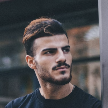 Bearded man portrait