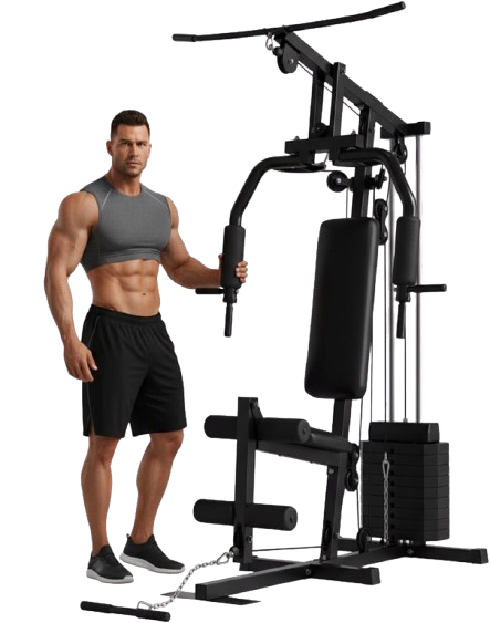 Home Gym Machine with 100LB Weight Stack